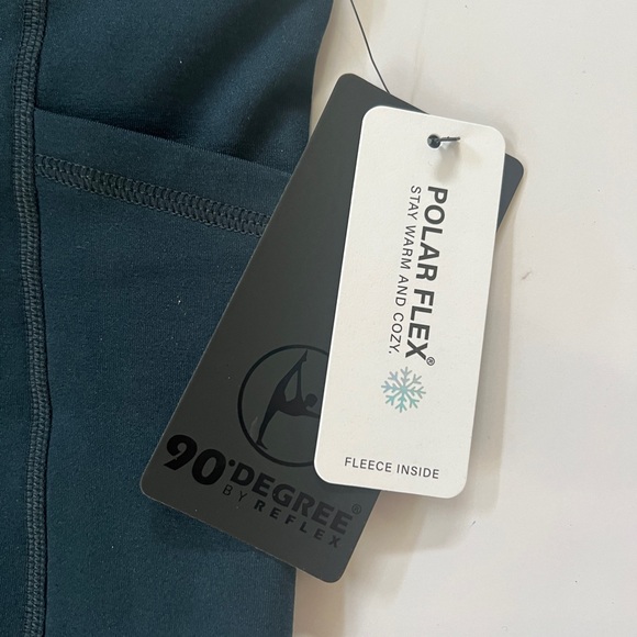 Cold Gear High Waist Fleece Lined Legging with Side Pockets - Picture 5 of 8